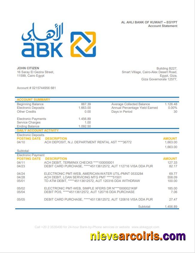 Egypt Al Ahli Bank of Kuwait - Egypt
